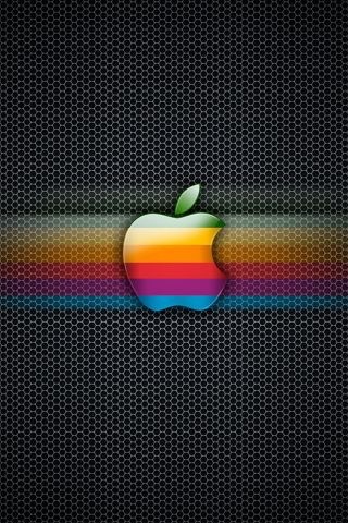 Apple logo aus fr&uuml;heren Zeiten